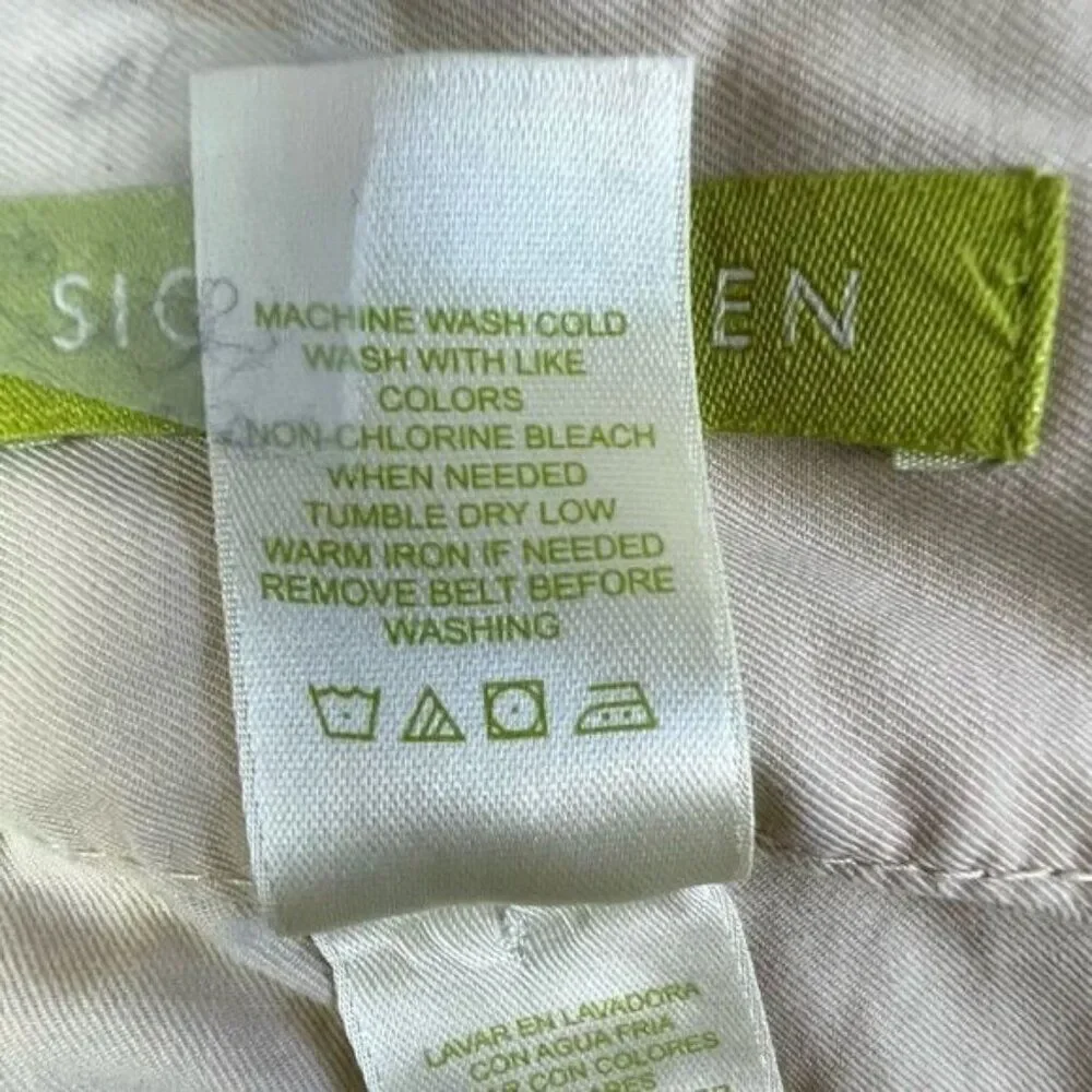 SIGRID OLSEN WOMENS CHINO STYLE SKIRT SIZE 6 TAN/KHAKI - Picture 5 of 10